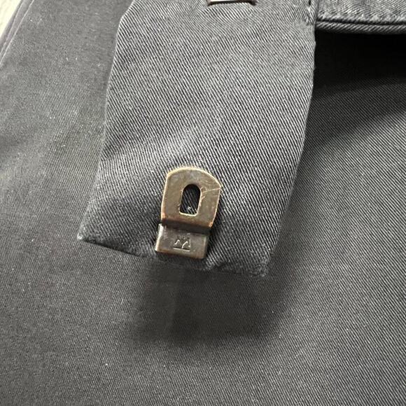 JOSEPH FINLEY Polish Cotton Pants SIZE 38 US 8 Black Chino Ankle Crop Straight - Picture 4 of 9